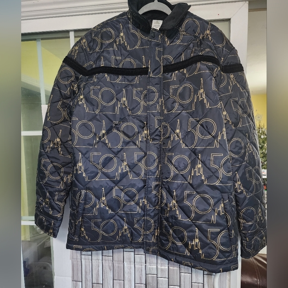 Walt Disney World 50th Anniversary Quilted Jacket For Adults Size XL - Picture 1 of 5